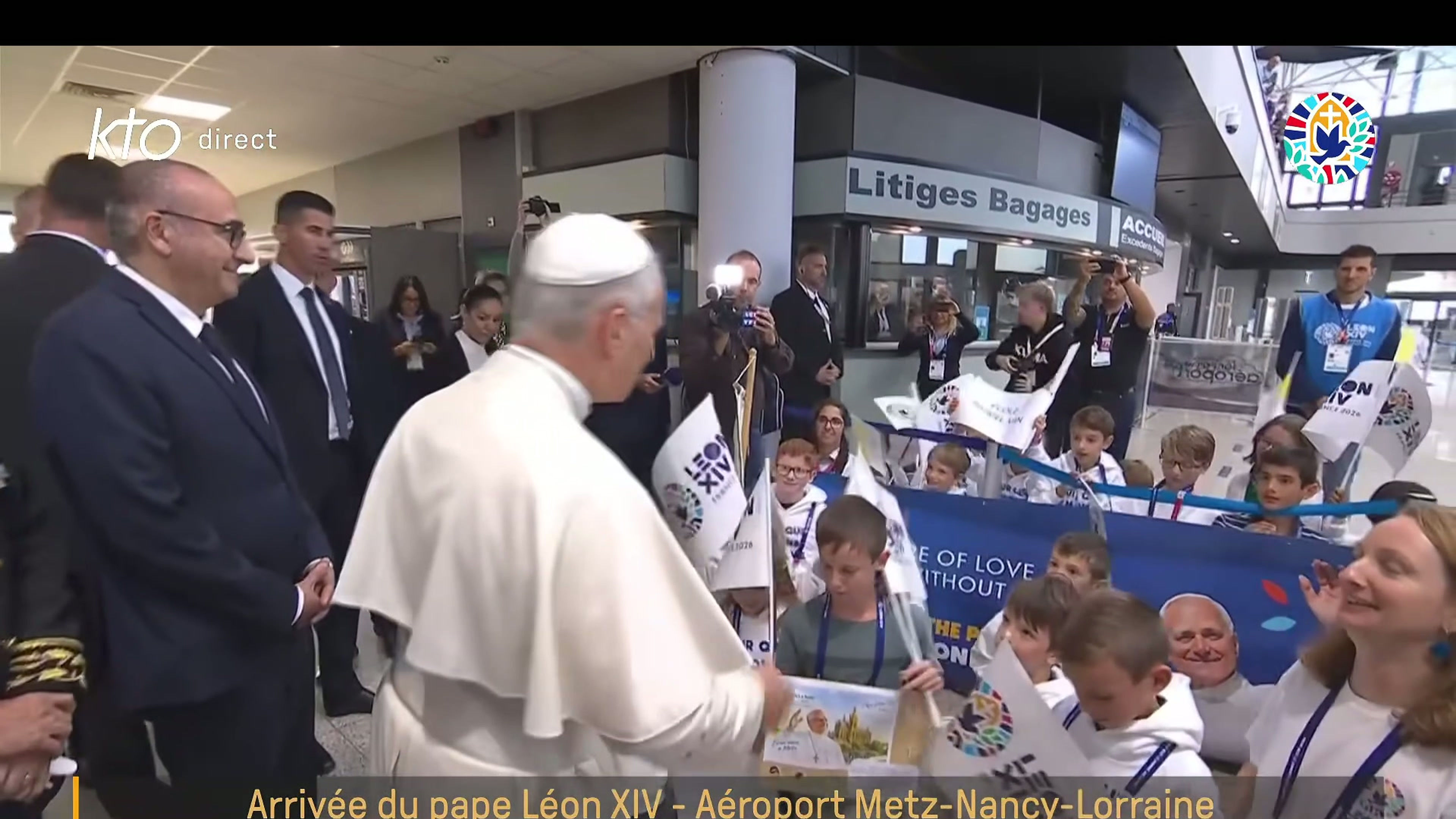 Accueil du Pape